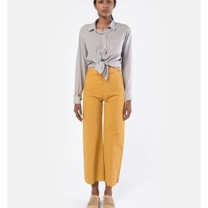 jesse kamm sailor pant yellow size 8 like new caribbean gold